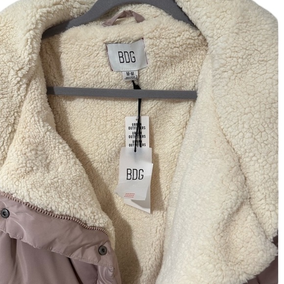 BDG Urban Outfitters Wool Lined Down Puffer Jacket - Picture 4 of 9